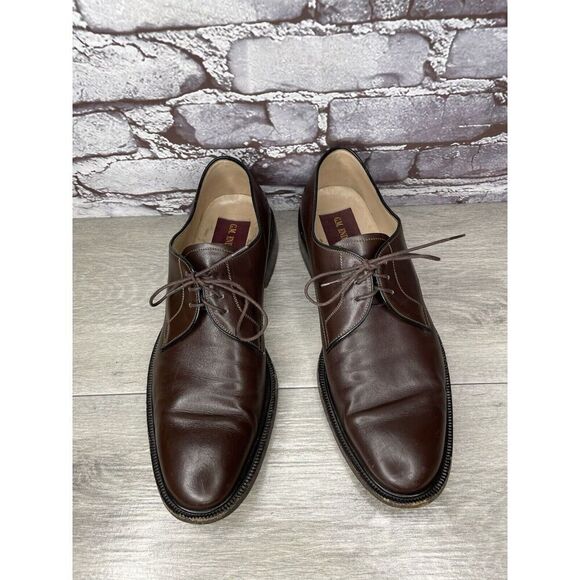 G.M. Endless 9502 Brown Leather Derby Oxfords Lace Up Dress Shoes Men 9M US/42EU main image 11